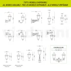 Farol de pared para exterior en aluminio y vidrio arenado - Alchemist Viadurini