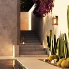 Farol de pared exterior de hierro o latón Il Fanale Viadurini