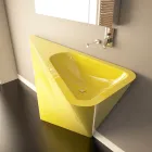Lavabo de pedestal moderno hecho a mano por Mullet Viadurini
