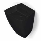 Lavabo suspendido de cerámica de diseño moderno hecho en Italia, Goran Viadurini