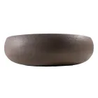 Lavabo de baño sobre encimera en arcilla refractaria Made in Italy - Diego Viadurini