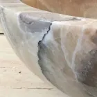 Lavabo sobre encimera de piedra natural de ónix Ana, hecho a mano Viadurini