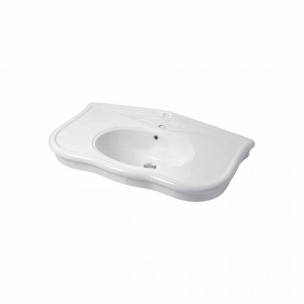 Lavabo con patas o sin cerámica L 110 cm, de Design Avise Viadurini