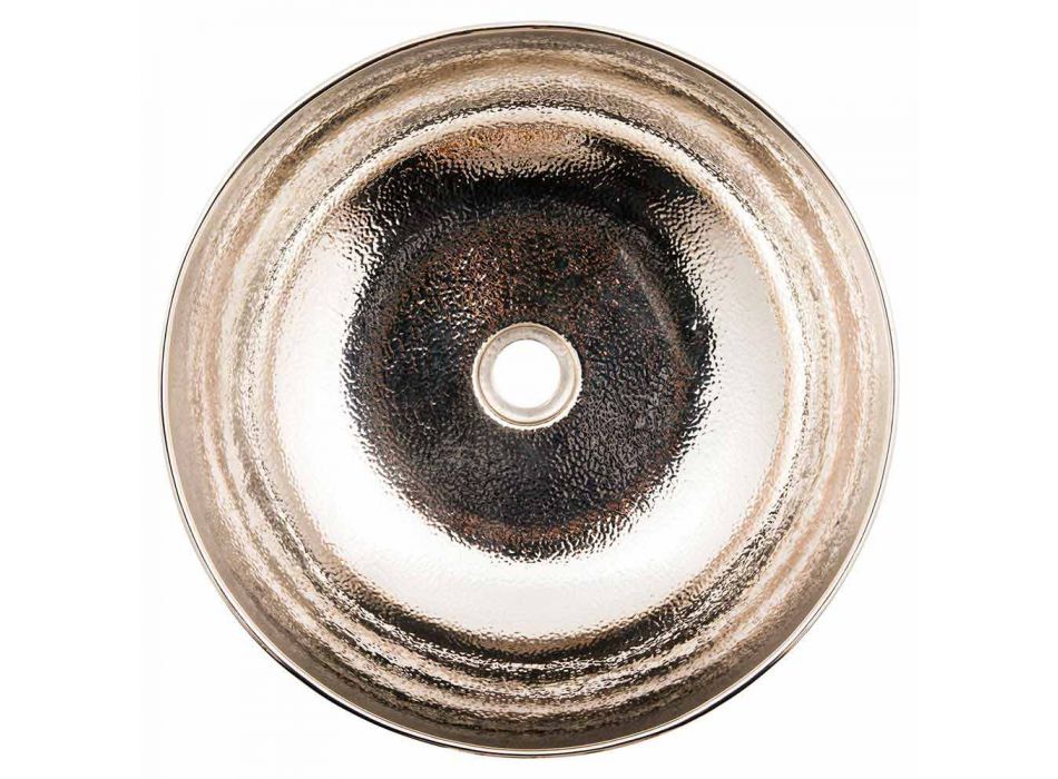 Lavabo sobre encimera con acabado en níquel-cobre - Babaevo Viadurini