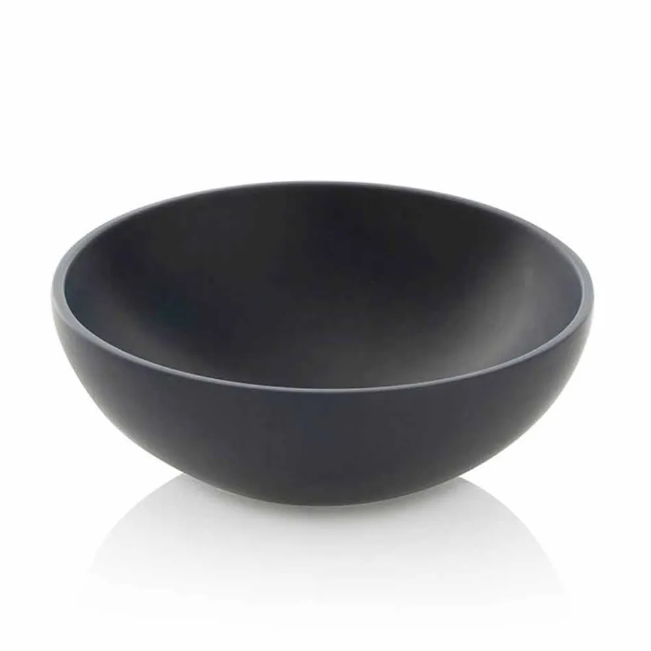 Lavabo sobre encimera de resina de diseño moderno hecho en Italia - Cavan Viadurini