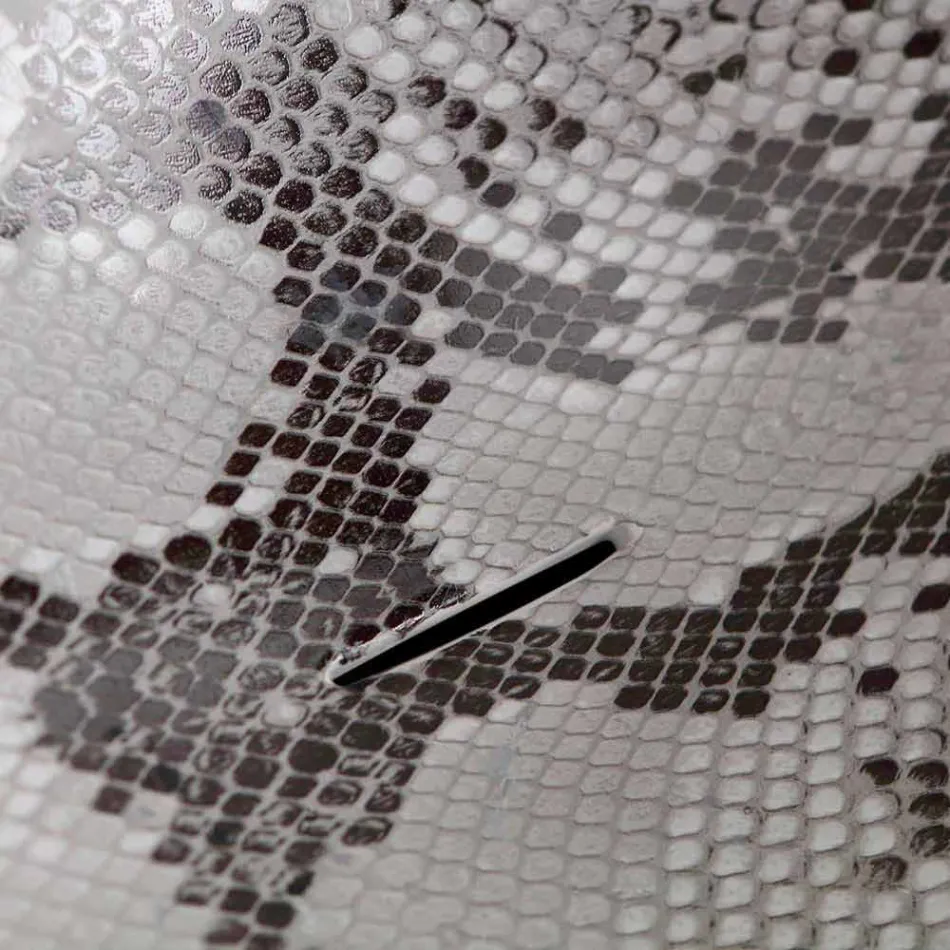 Lavabo sobre encimera de diseño de cerámica realizado en Italy Animals Viadurini