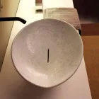 Lavabo sobre encimera de diseño de piel de serpiente blanco hecho Italia Animals Viadurini