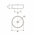 Lavabo sobre encimera de diseño raku oro hecho en Italia, Ramon Viadurini