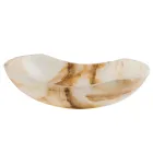 Lavabo sobre encimera de diseño en piedra de ónix Lana, hecho a mano Viadurini