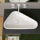 Lavabo de cerámica de diseño moderno fabricado en Italia Sofia Viadurini