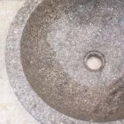 gris piedra natural lavabo Finn, una pieza Viadurini