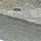 apoyo lavabo gris piedra natural, una pieza Zor Viadurini