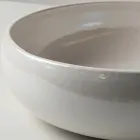 Lavabo de encimera de arcilla Raku con brillo craquelado metálico - Prisma Viadurini