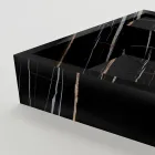 Fregadero de encimera de gres porcelánico efecto mármol fabricado en Italia - Cervia Viadurini