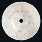 Lavabo en Tala cristal de cuarzo, de una sola pieza hecha a mano Viadurini