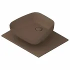 Lavabo sobre encimera de cerámica moderno hecho en Italia, Reale Viadurini