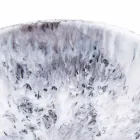 Lavabo moderno sobre encimera de resina negra y marrón - Dogliola Viadurini