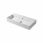 Lavabo sobre encimera o pared de diseño en cerámica de colores Leivi Viadurini