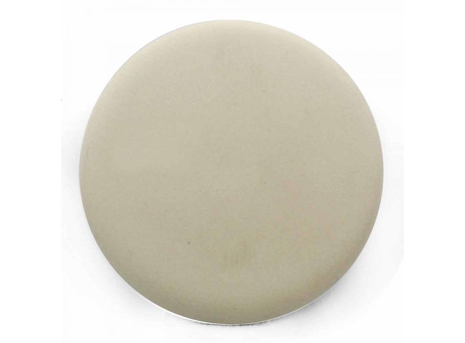 Lavabo sobre encimera ovalado de cerámica blanca o coloreada Made in Italy - Malvina Viadurini