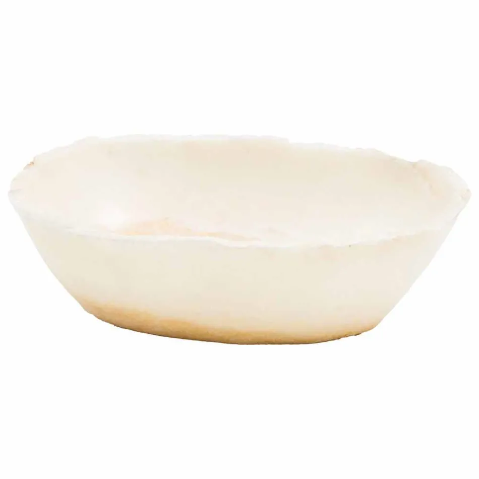 Lavabo sobre encimera hecho a mano de piedra de ónix - Barolo Viadurini