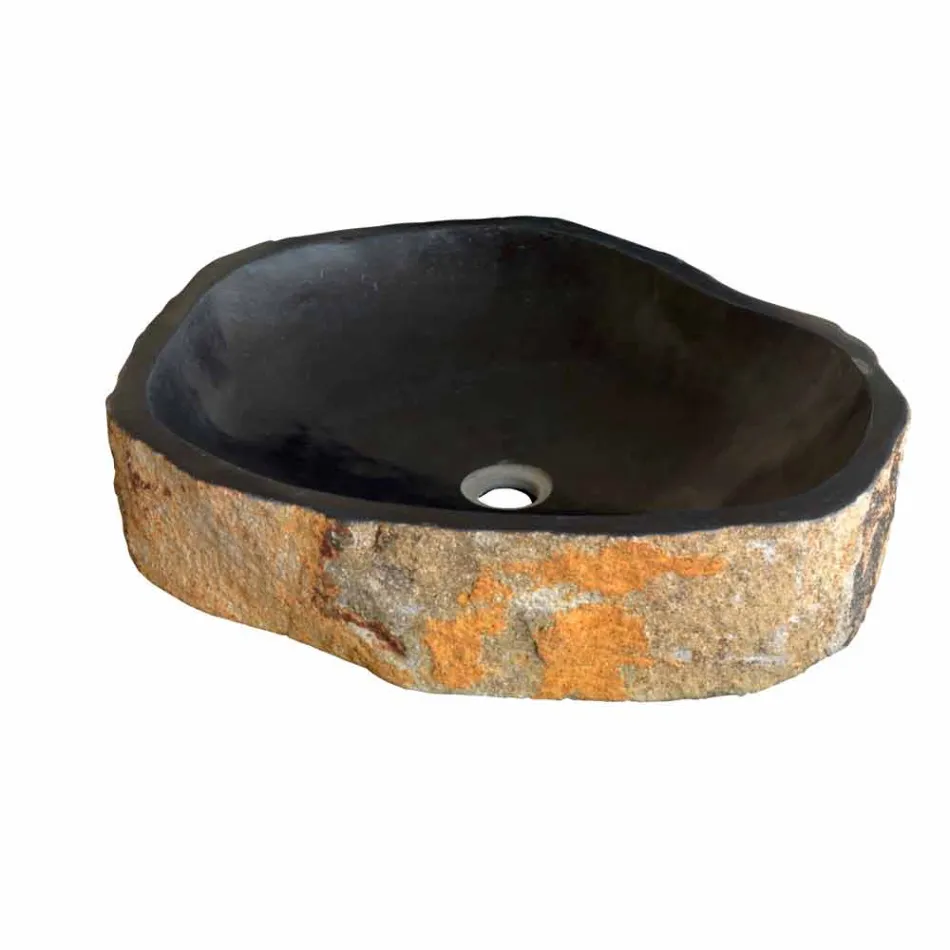 Pieza Soporte encimera de basalto Hassan Viadurini