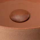 Lavabo sobre encimera de tierra natural en varios acabados - Balance Viadurini