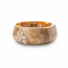 Lavabo sobre encimera redondo en puro Onyx Unique Design - Ramiro Viadurini