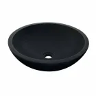 Encimera Apoyo Tondo en Negro Basalto Moyo Viadurini