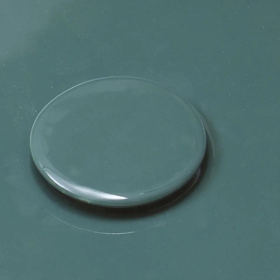 Lavabo sobre encimera redondo de cerámica brillante Made in Italy - Candito Viadurini