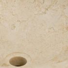 del lavabo redondo en blanco Trabajo de piedra natural Viadurini