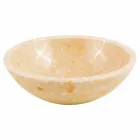 ayuda redonda Lavabo en ónix miel piedra Kilian Viadurini