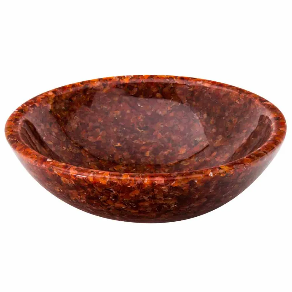 soporte circular encimera de resina artificial y piedra Nube Viadurini