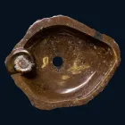 diseño de lavabo de mármol empotrado / apoyo Samir, de una sola pieza Viadurini