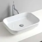 Lavabo de diseño de Encimera o Pared en Cerámica Riardo. Viadurini