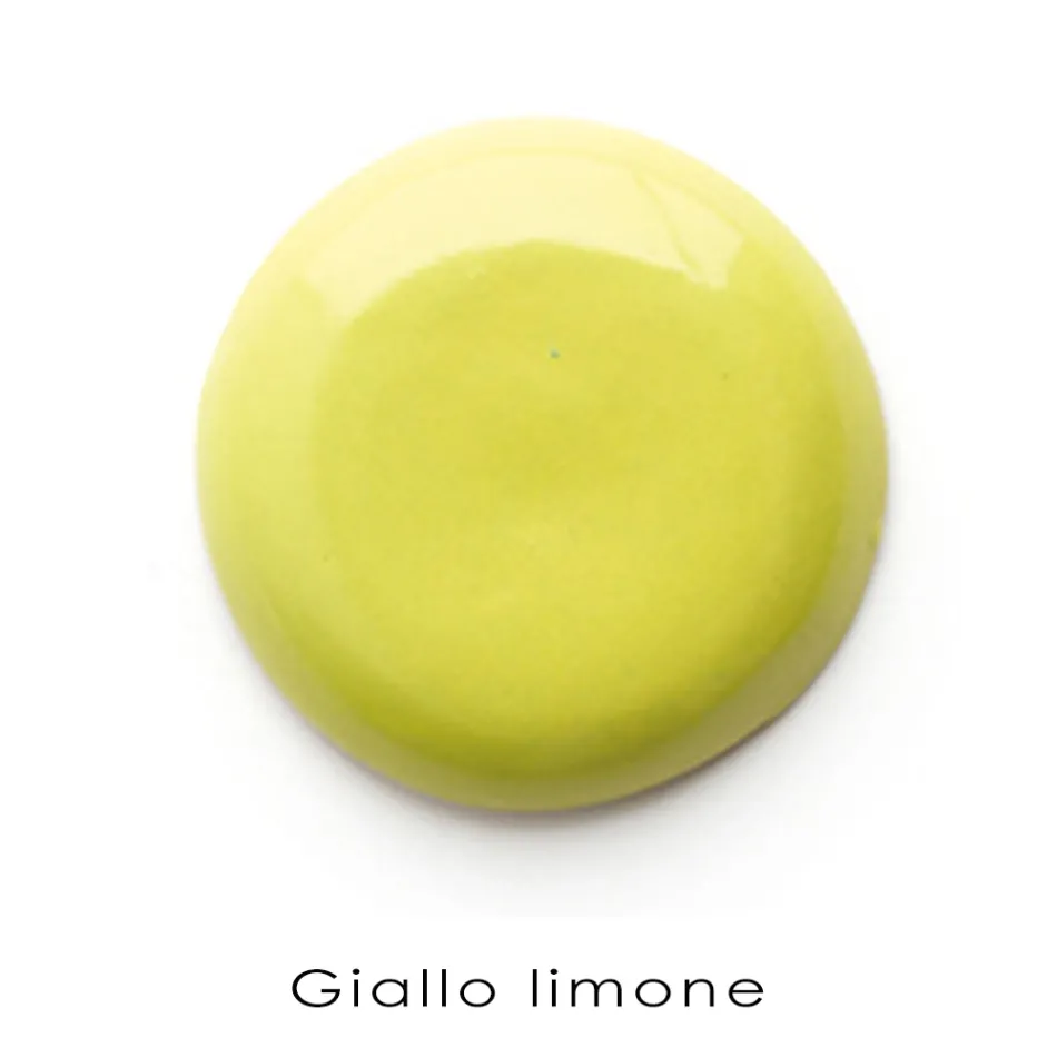 Lavabo de esquina independiente de cerámica de color moderno 42 cm - Angelino Viadurini