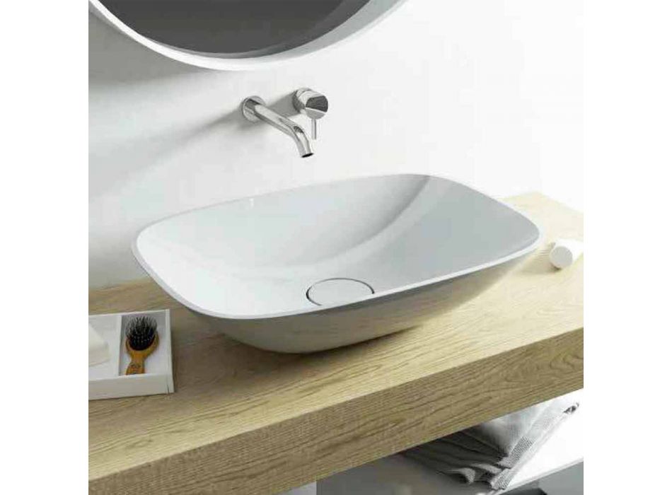 Baño moderno, lavabo, ba independiente, hecho en Italia Taormina Medium