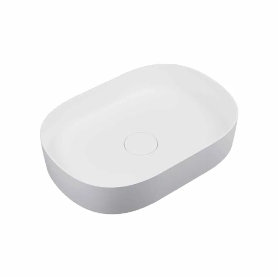 Lavabo de encimera independiente hecho en Italia, Formicola Viadurini