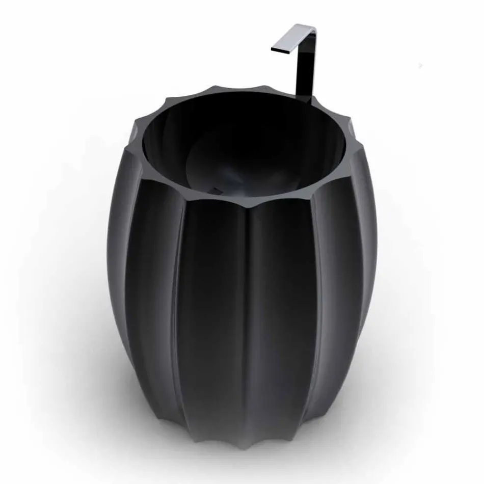 Lavabo de pie de diseño moderno Cactus, hecho en Italia Viadurini