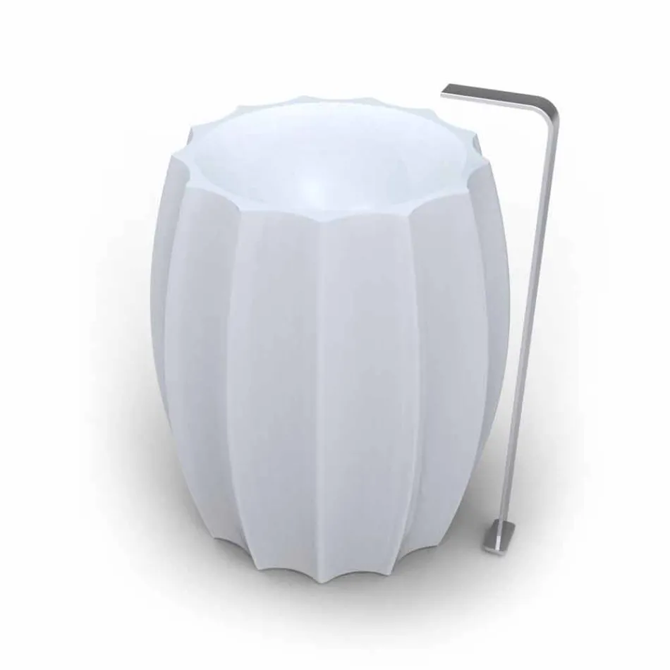 Lavabo de pie de diseño moderno Cactus, hecho en Italia Viadurini