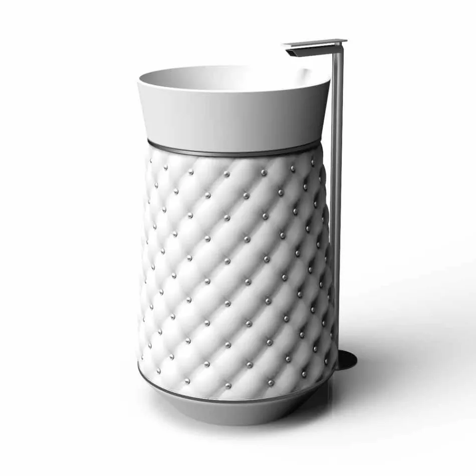 Lavabo independiente de diseño moderno en Adamantx® Elizabeth Viadurini