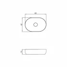 Lavabo de diseño de baño independiente hecho en Italia Dalmine Medium Viadurini