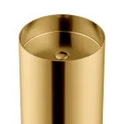 Lavabo independiente de diseño en acero inoxidable en diferentes acabados - Jasmine Viadurini