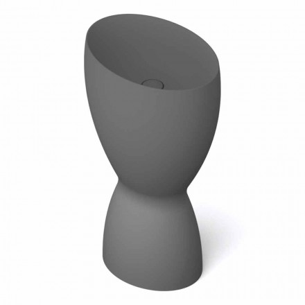 Lavabo de cerámica moderno hecho en Italia, Basile Viadurini