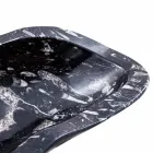 Lavabo de mármol con fósiles de soporte moderno - Burgeo Viadurini