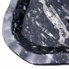 Lavabo de mármol con fósiles de soporte moderno - Burgeo Viadurini