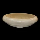 Lavabo sobre encimera de mármol de diseño Tito, pieza única Viadurini