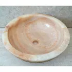 Ana design lavabo de piedra natural en diseño, hecho a mano Viadurini