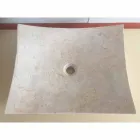Lavabo en piedra natural del diseño Love white, pieza única Viadurini