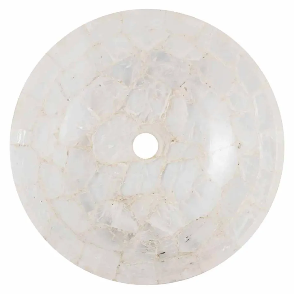 Lavabo sobre encimera de piedra de diseño - Baceno Viadurini