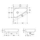 Lavabo sobre encimera moderno en cerámica dorada hecho en Italia Sofia Viadurini